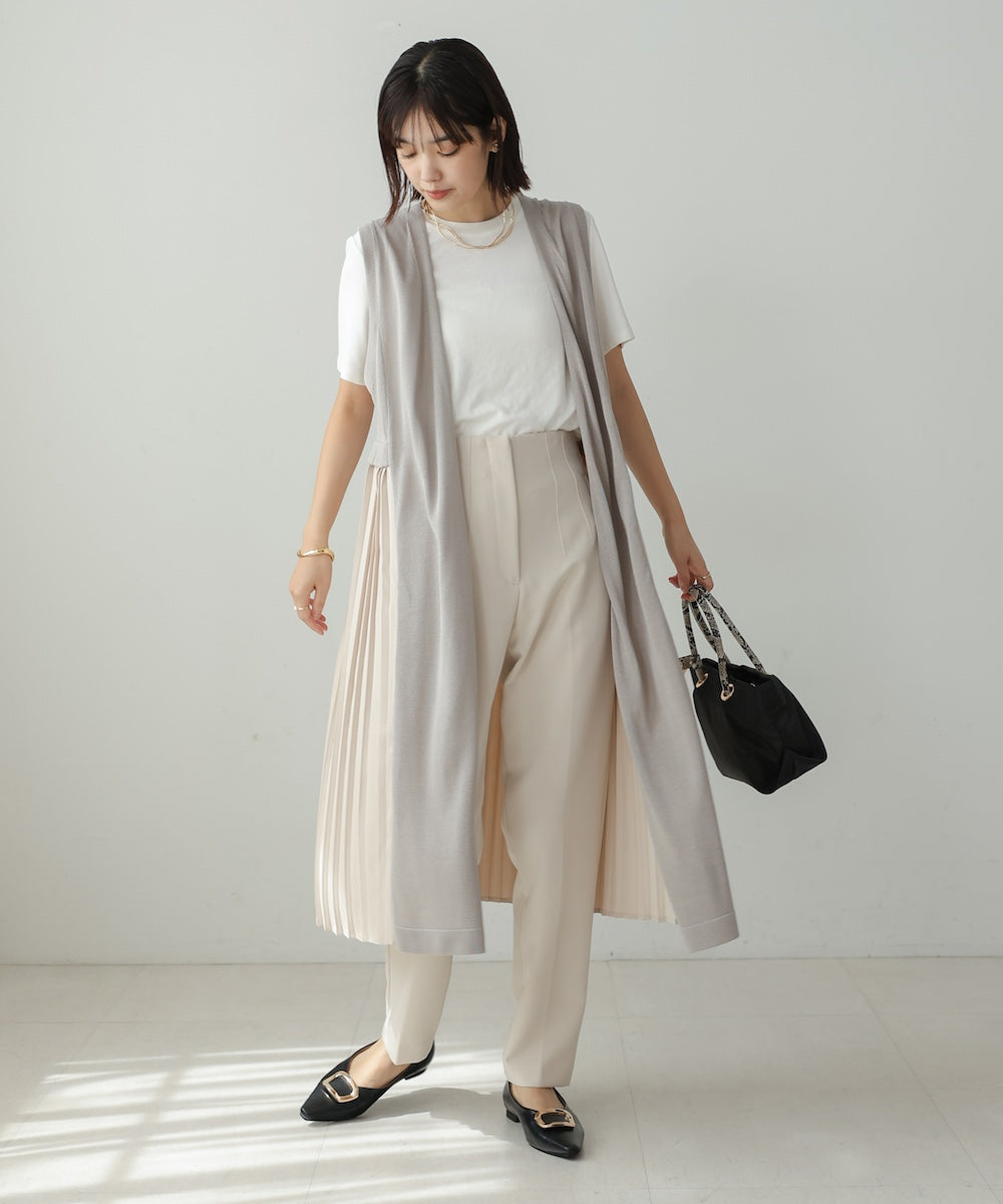 バックプリーツジレ