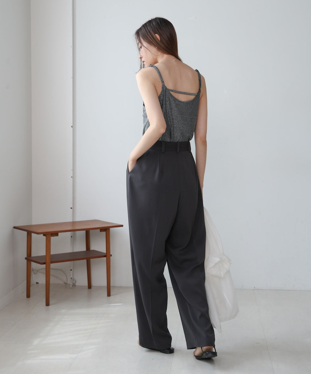 lame camisole with cup