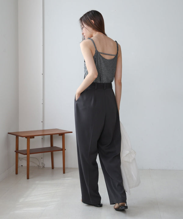 lame camisole with cup