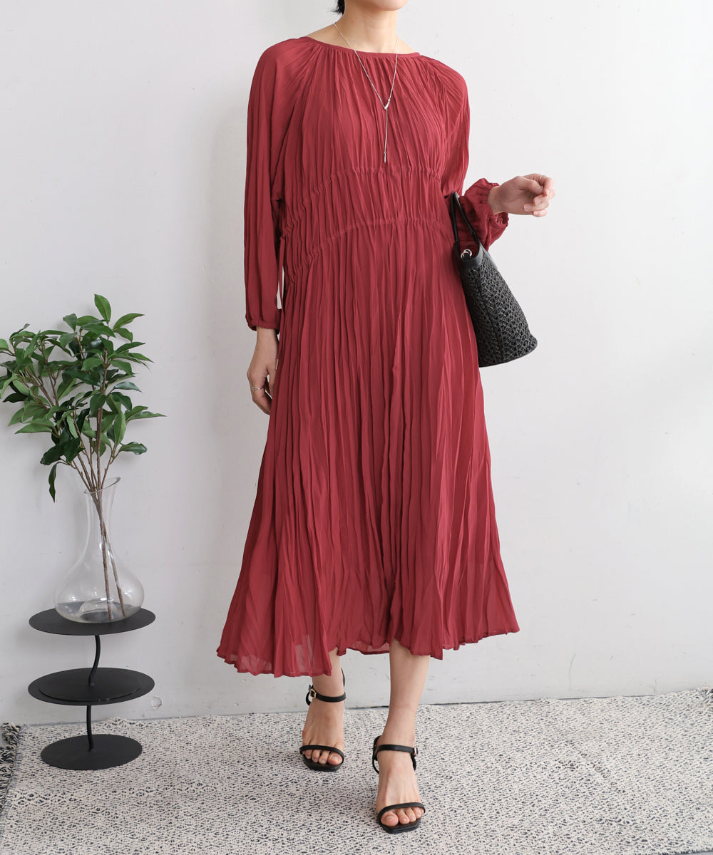 ワッシャードロストワンピース