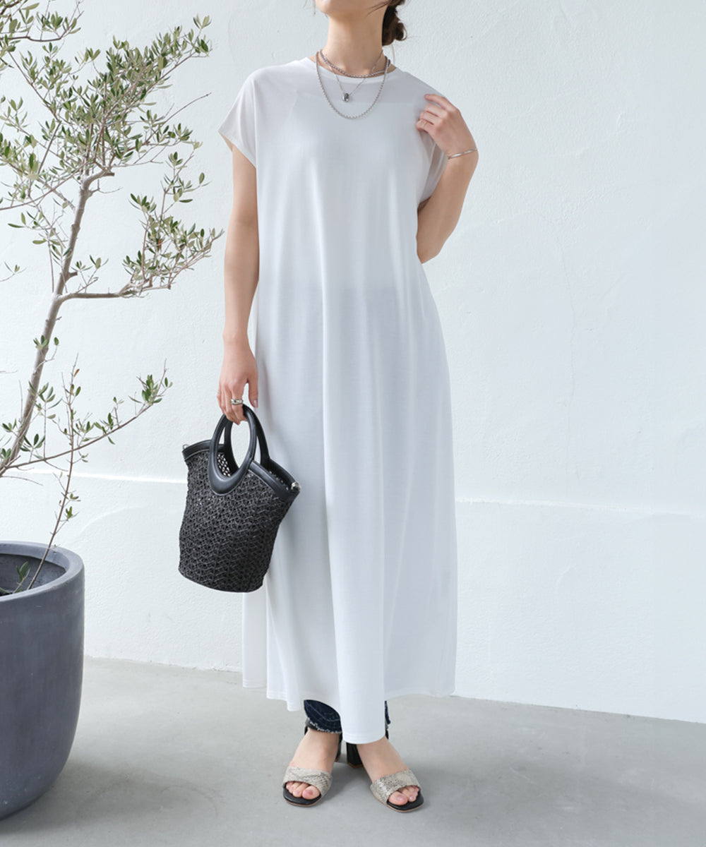 【WEB限定】[接触冷感]２WAYロングワンピース