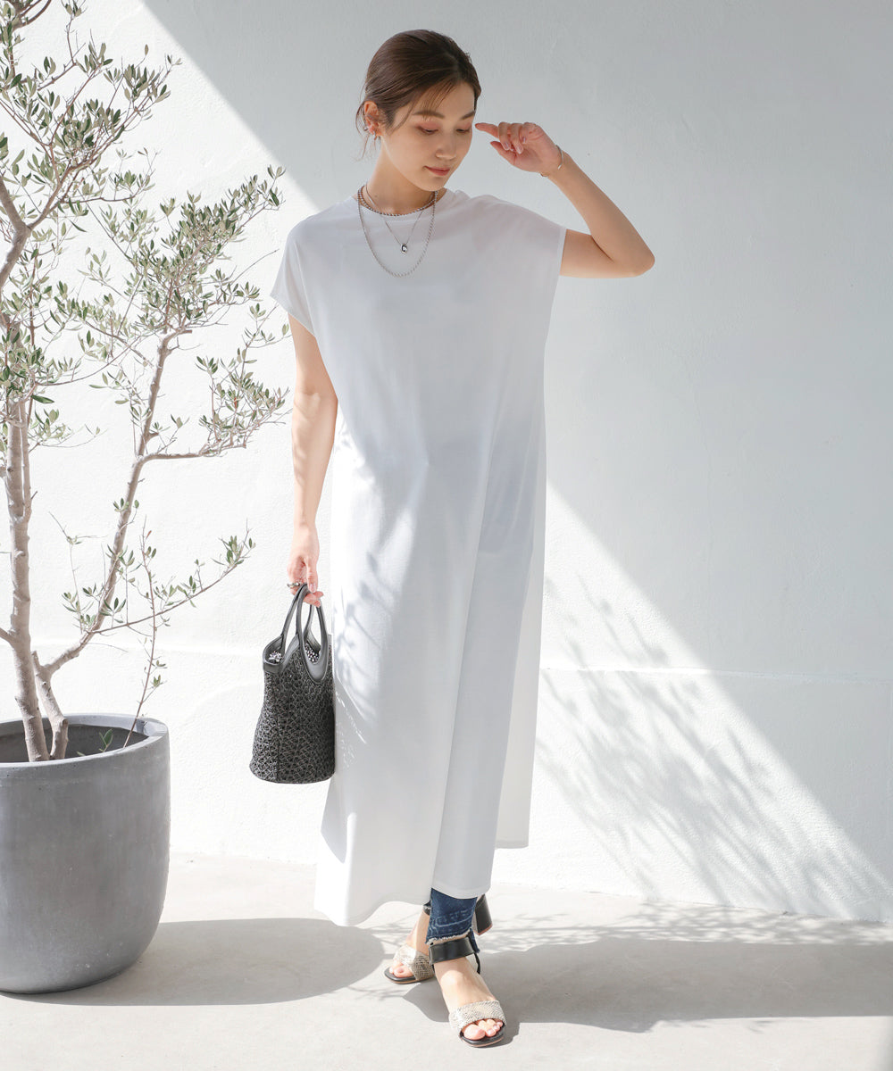 【WEB限定】[接触冷感]２WAYロングワンピース