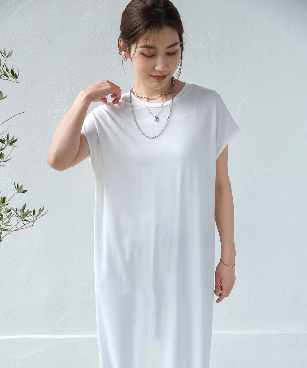 【WEB限定】[接触冷感]２WAYロングワンピース