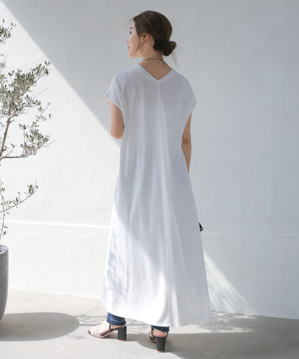 【WEB限定】[接触冷感]２WAYロングワンピース