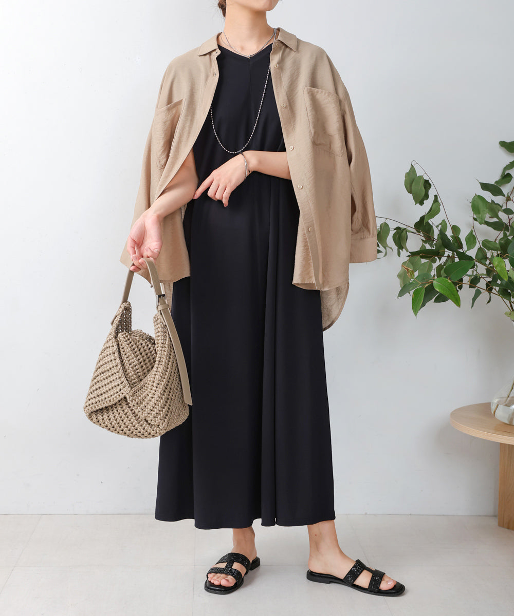 【WEB限定】[接触冷感]２WAYロングワンピース