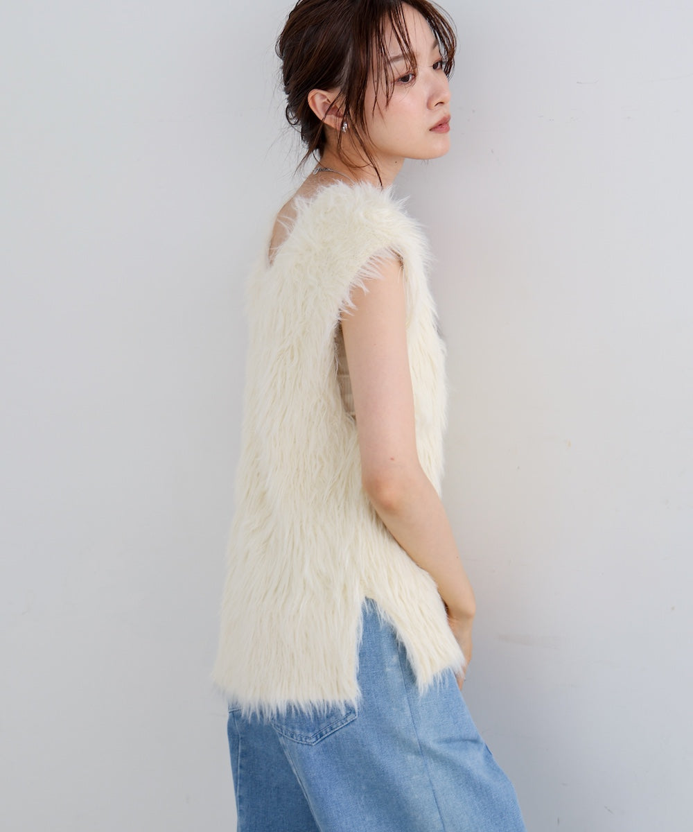 remoldlab/Paloma wool/uenui シャギーベスト rem lab|Paloma wool|uenui シャギーベスト