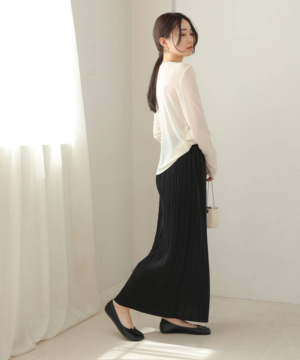 【S・Mサイズ展開】ランダムプリーツスカート