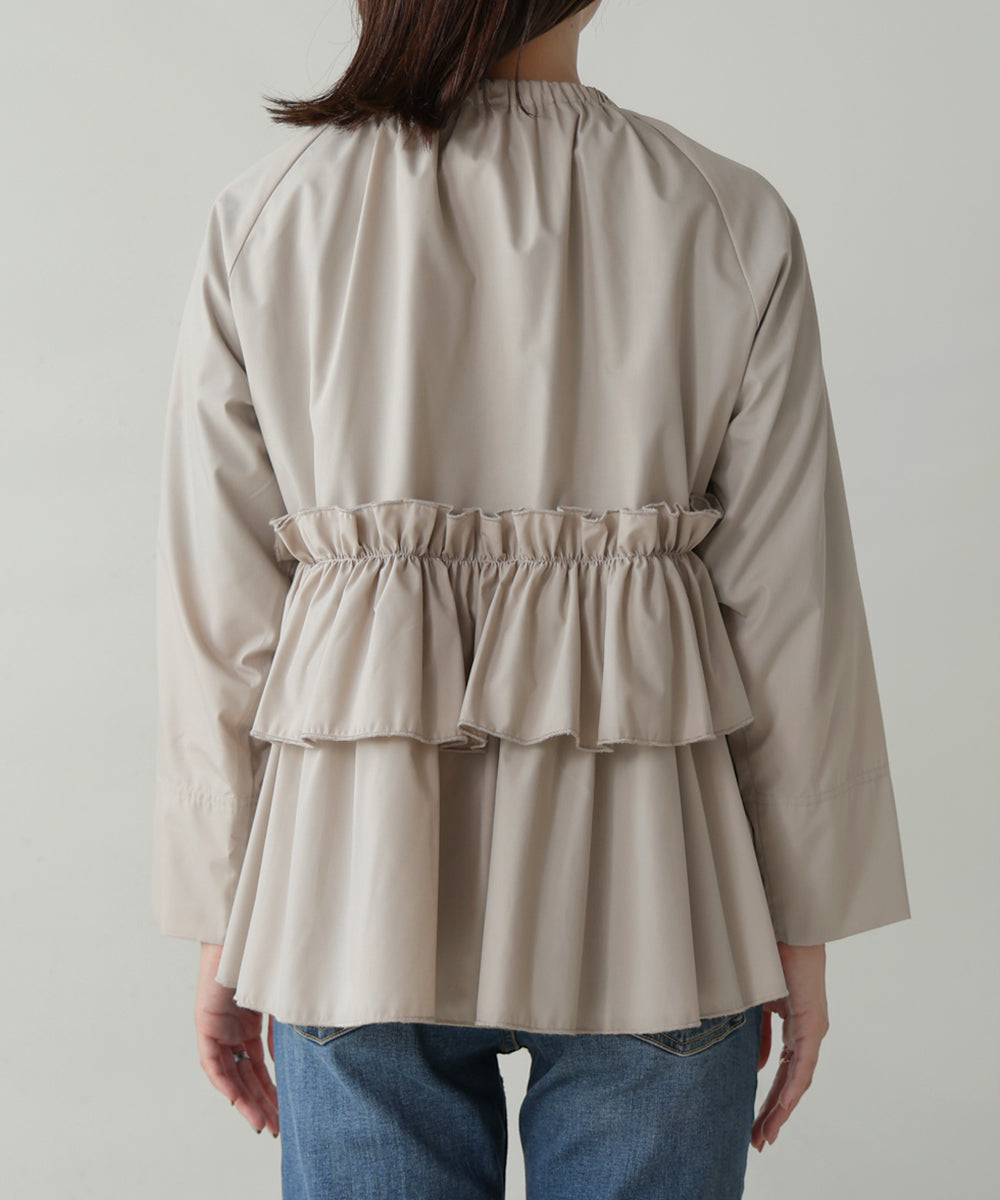 バックティアードシャツブルゾン 