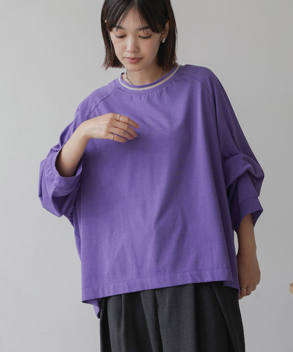 衿ライン２ｗａｙスリーブプルオーバー