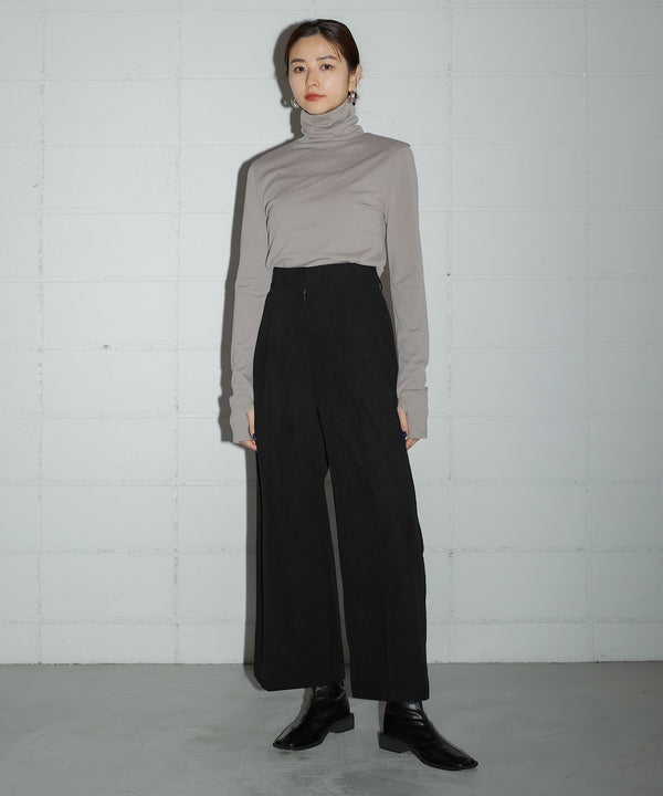 WAFFLE WIDE PANTS