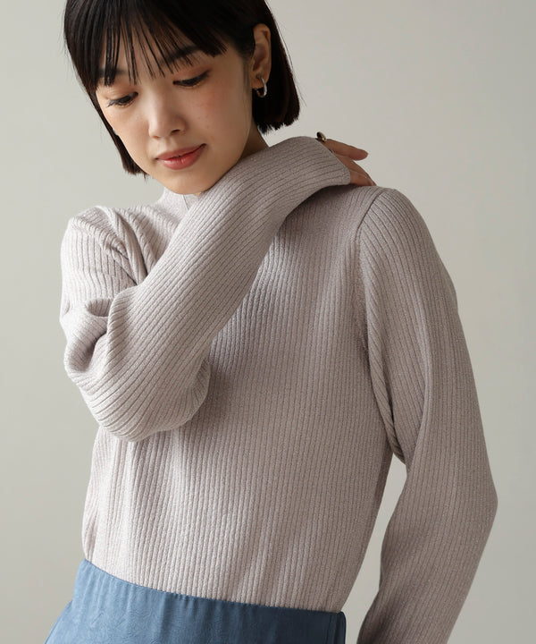 スーパーストレッチノーネックカットソー