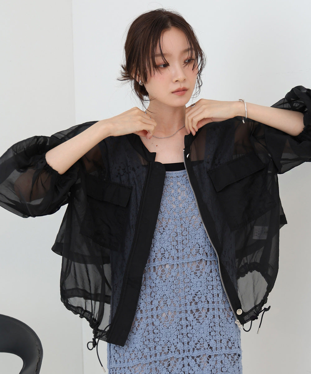 Bab ドロストシアーブルゾン drost sheer blouson BAB ブルゾン アウター ドロストシアーブルゾン レディース