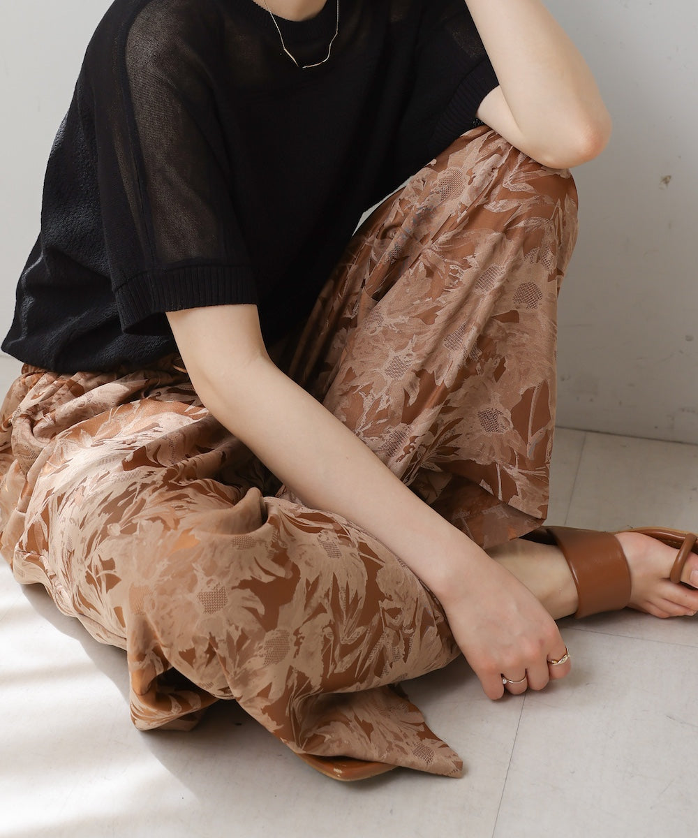 ジャガードパンツ