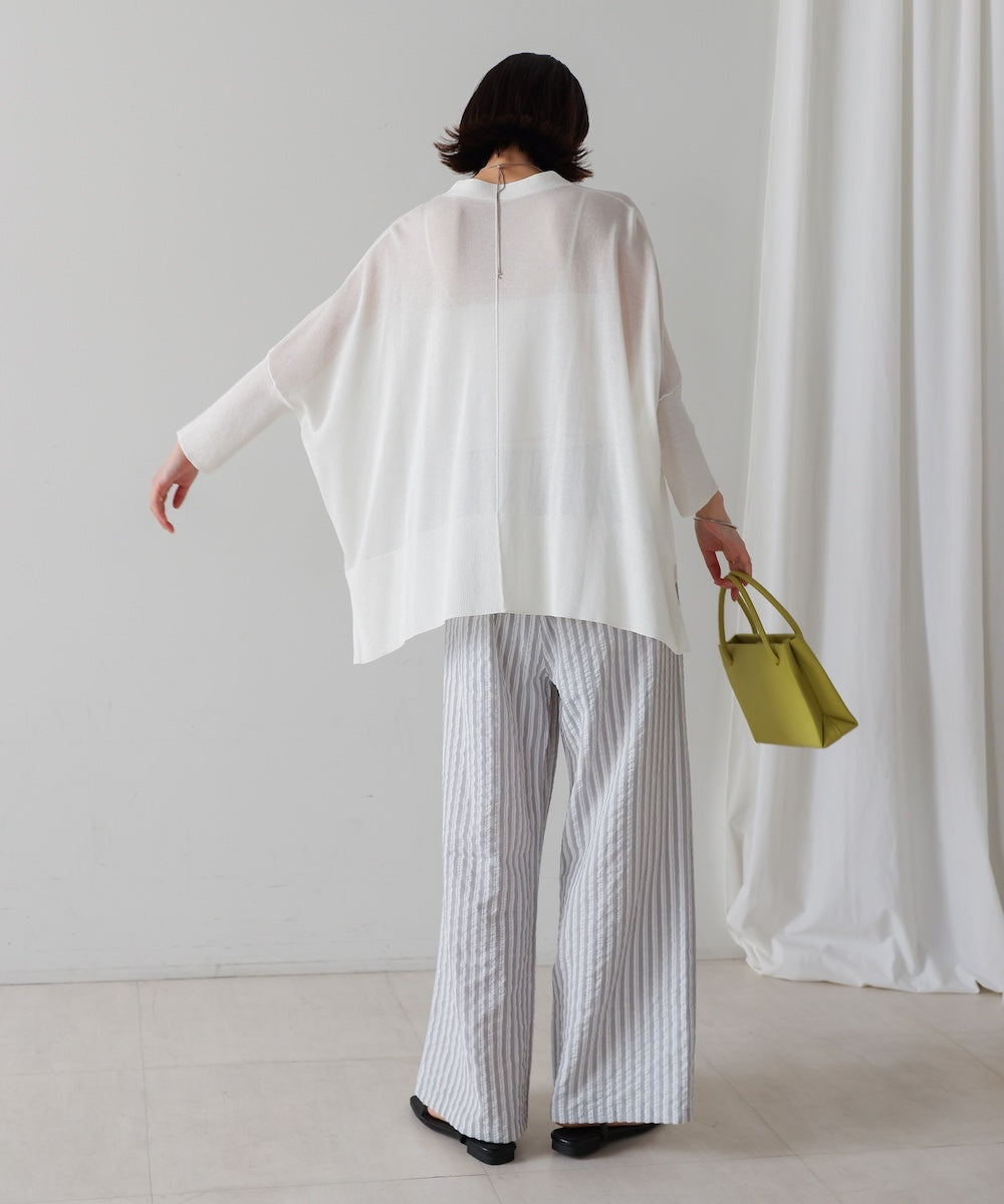ＵＶサラサラＢＯＸシルエット前後差カーディガン