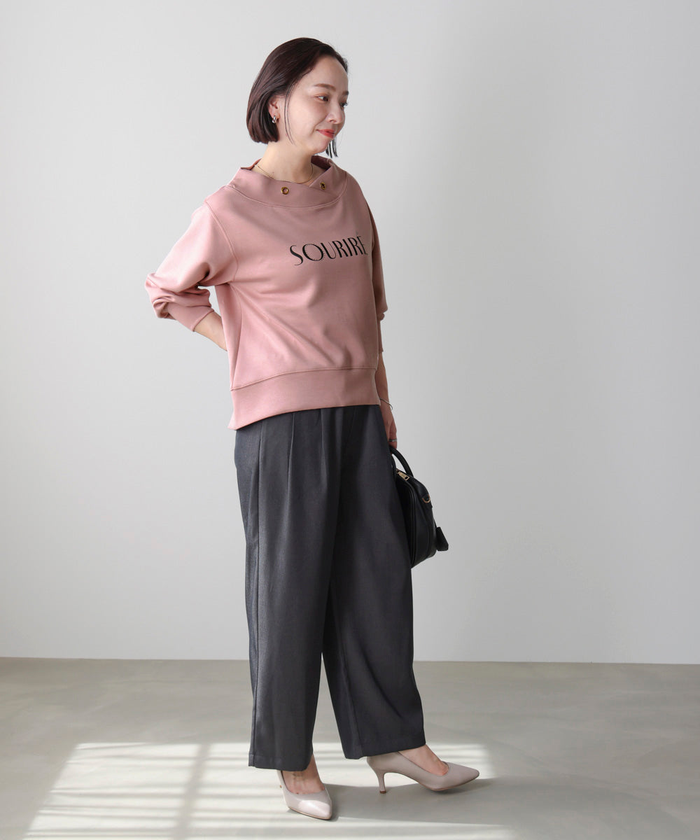 パウンドストレッチロゴパンツ．プルオーバー
