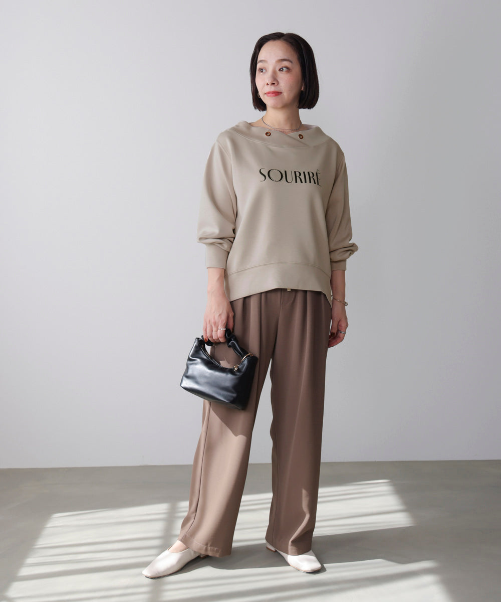 パウンドストレッチロゴパンツ．プルオーバー