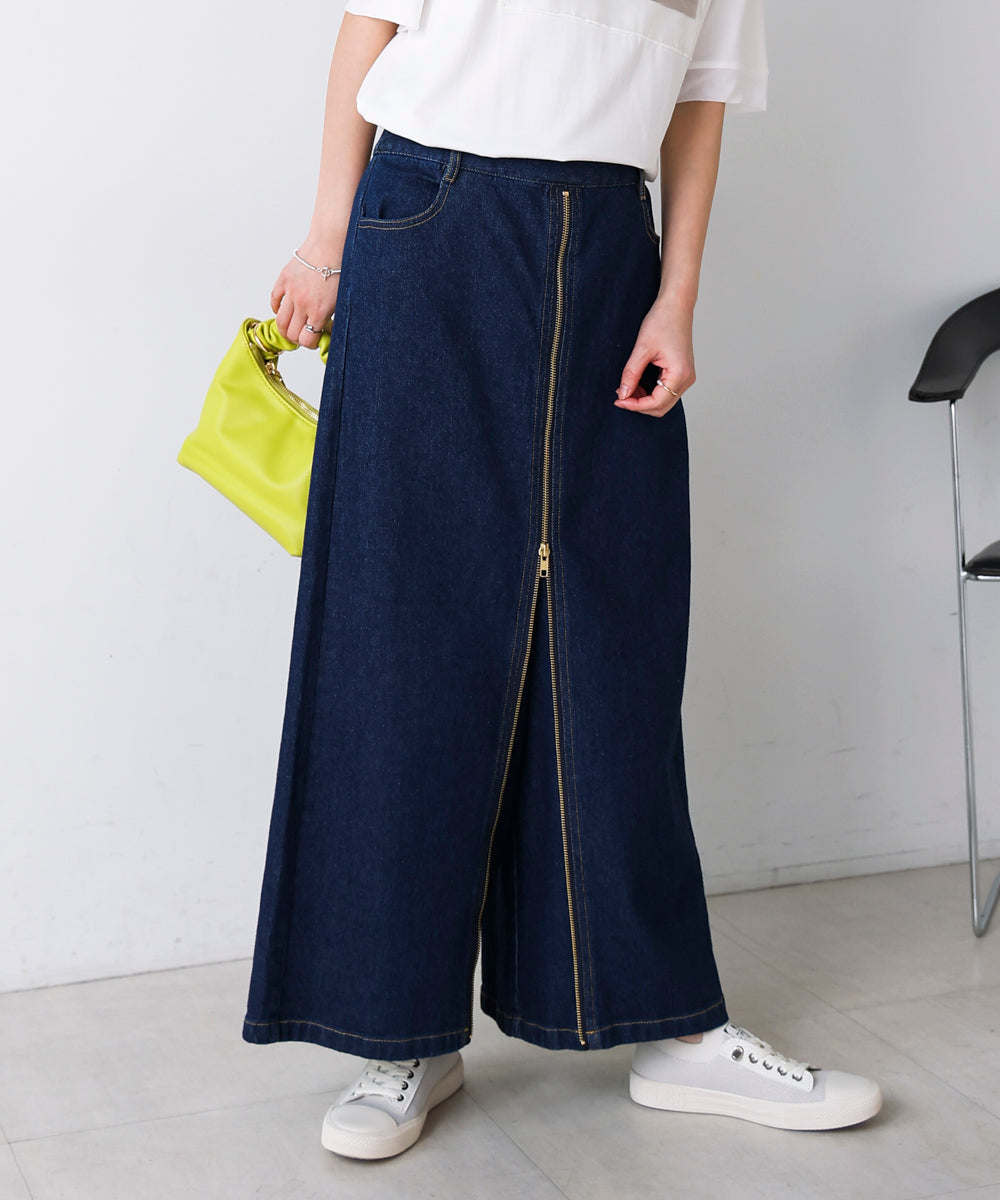 フロントＺＩＰデニムパンツ
