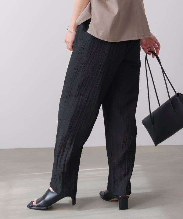 ウエストドロストパンツ