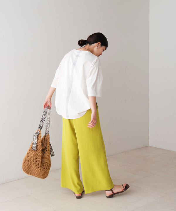 Ｗシルケット立体グリッターロゴＴ