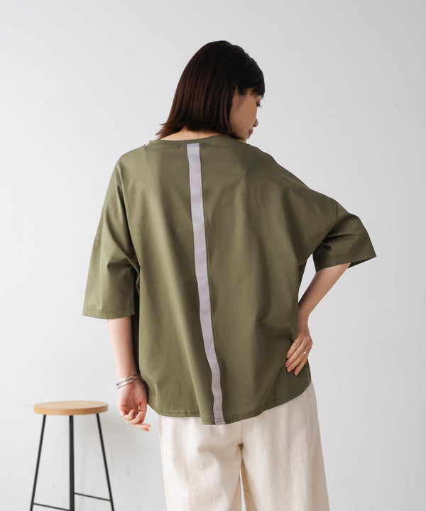 Ｗシルケット立体グリッターロゴＴ