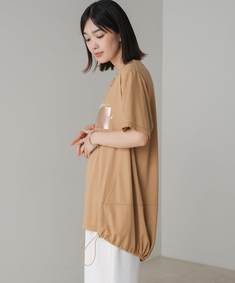 箔エンボスロゴチュニック