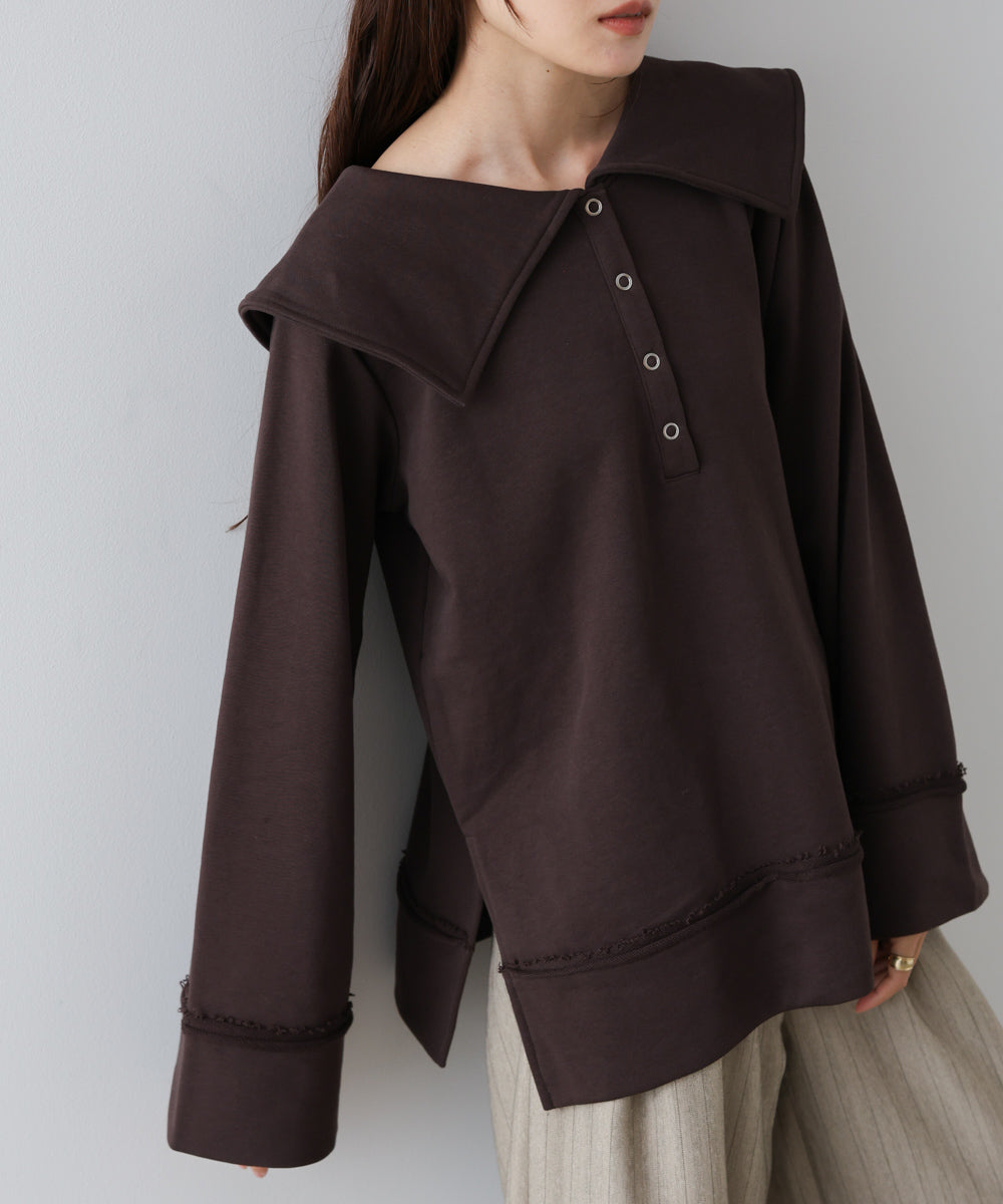 ビッグカラー２ＷＡＹスウェットトップス