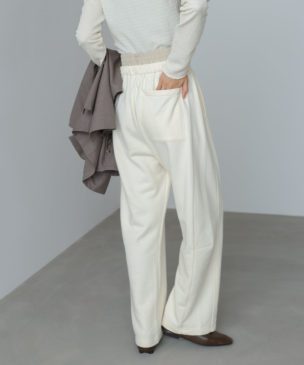 カーブシルエットスウェットパンツ