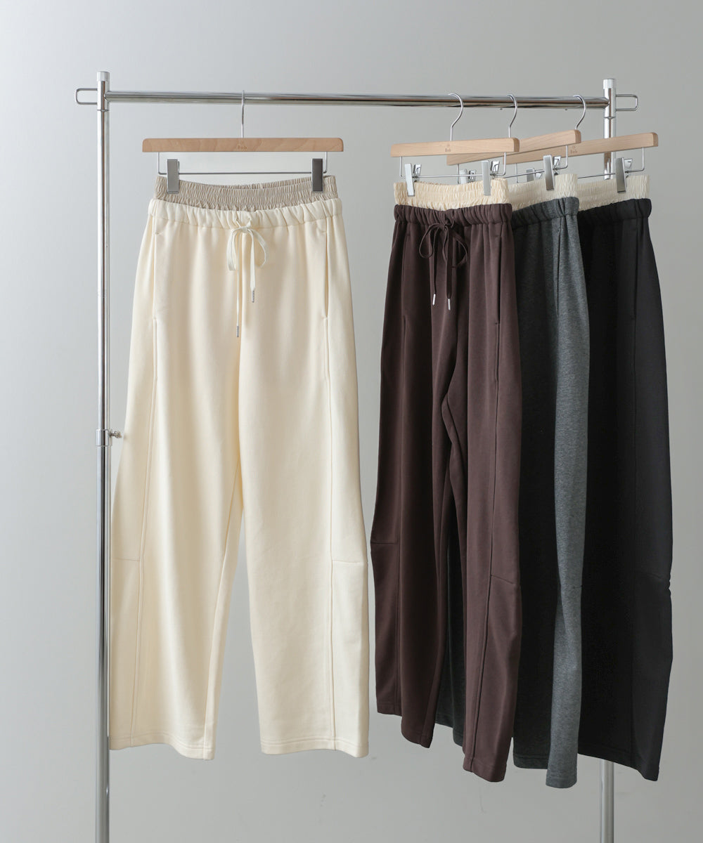 カーブシルエットスウェットパンツ