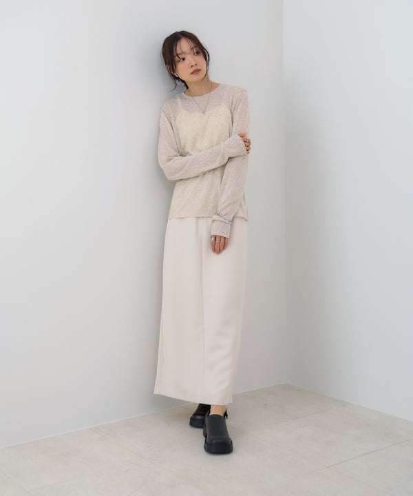 メランジシアーベーシックカットソー