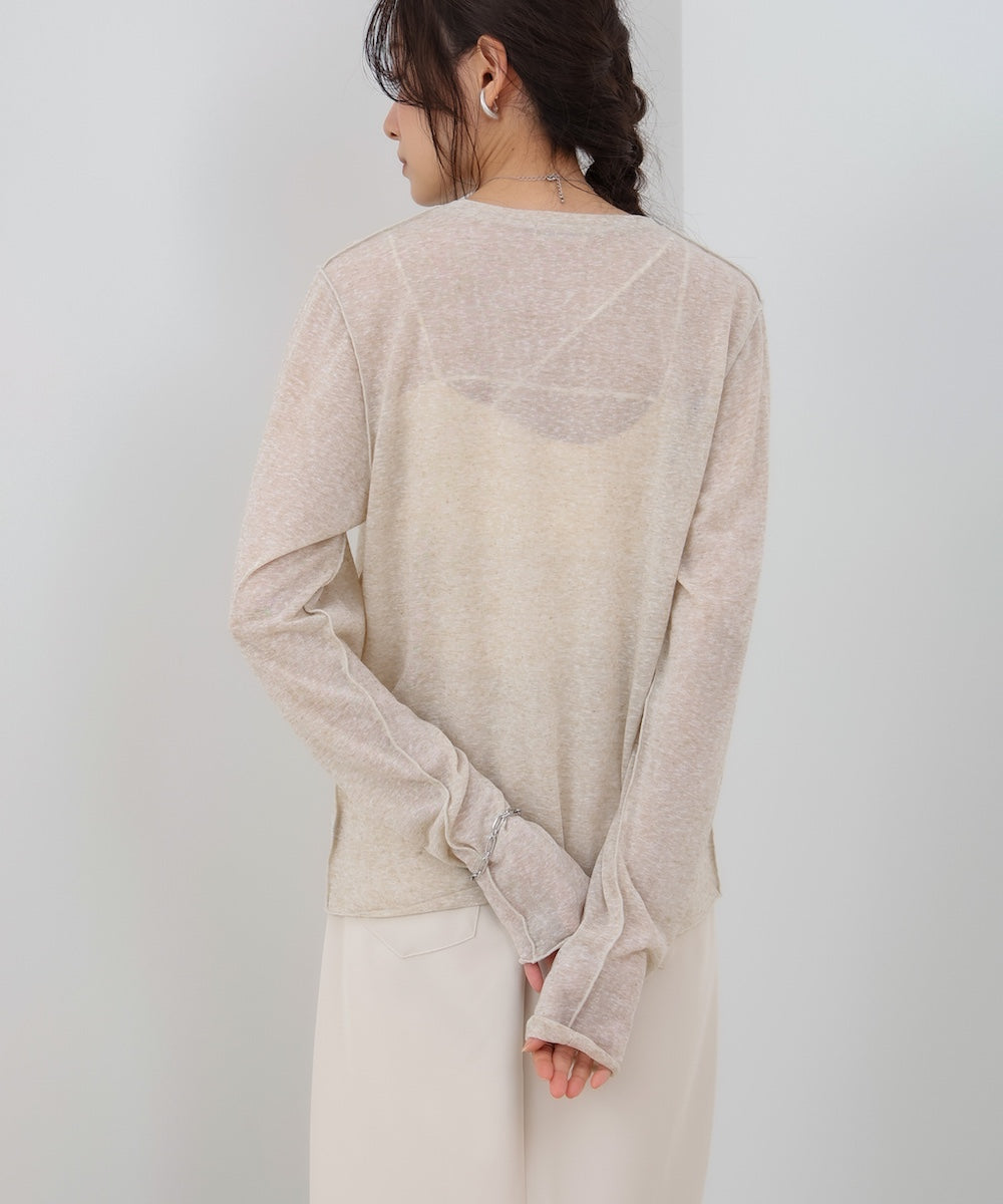 メランジシアーベーシックカットソー