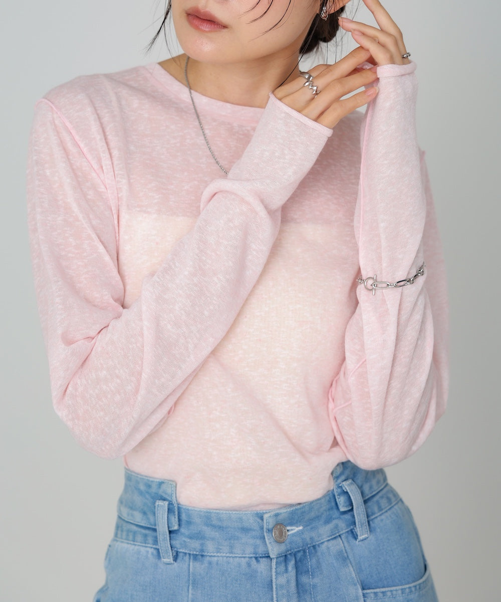 メランジシアーベーシックカットソー