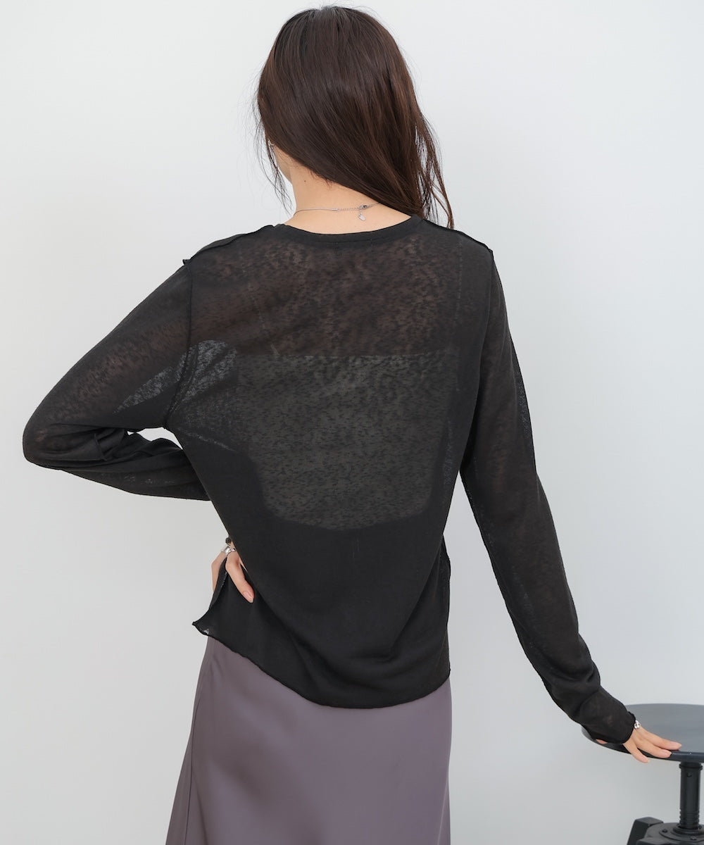 メランジシアーベーシックカットソー