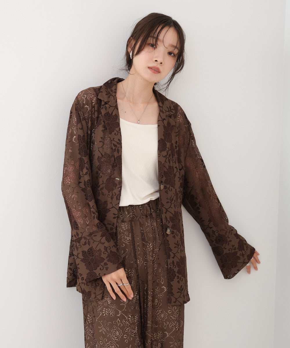 フラワーレースジャケット
