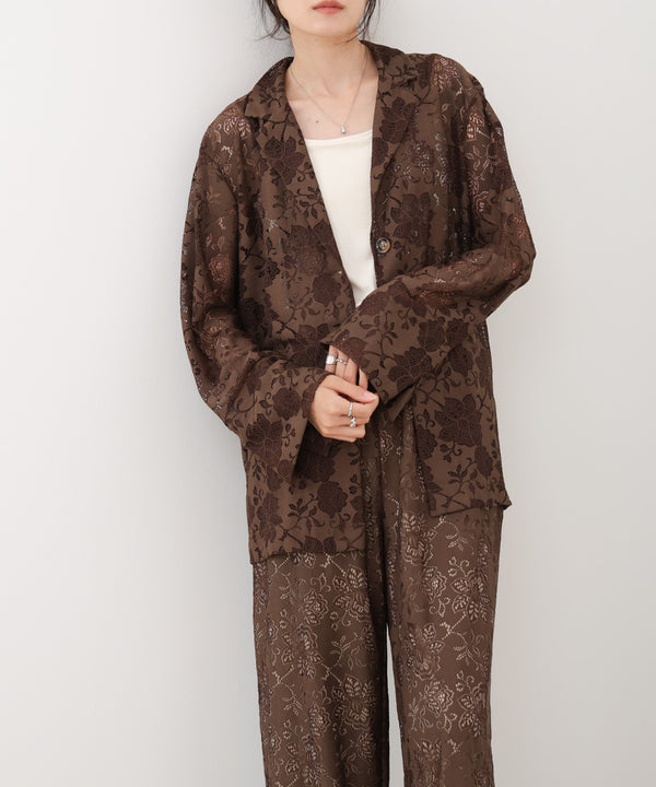 フラワーレースジャケット