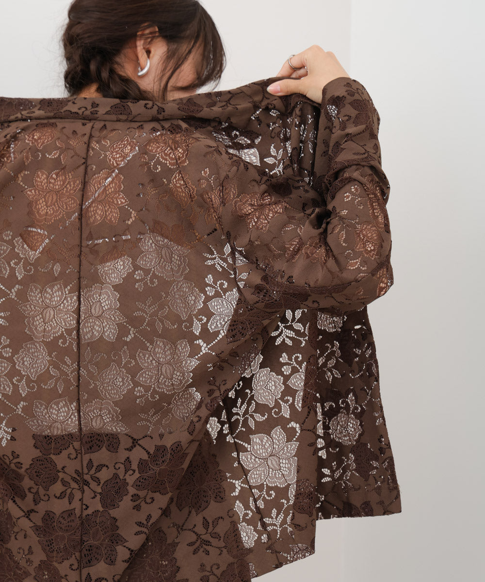フラワーレースジャケット