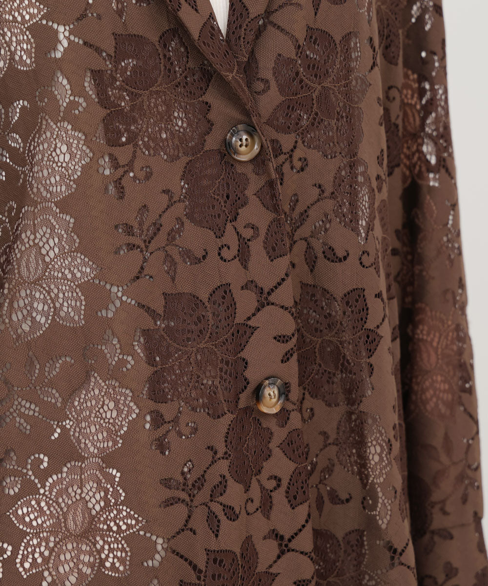 フラワーレースジャケット