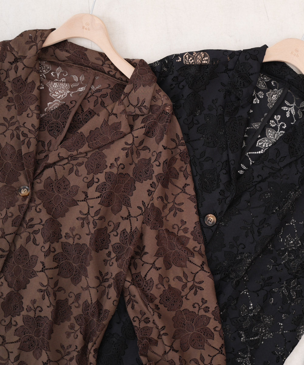 フラワーレースジャケット