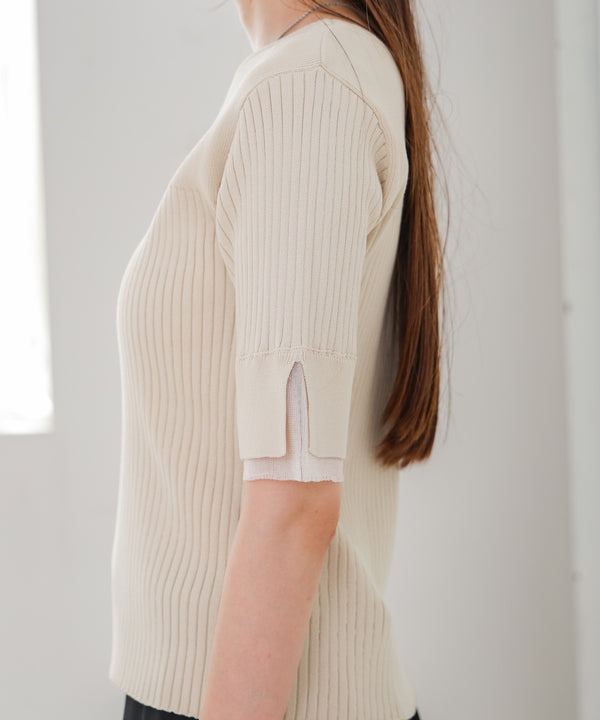 前後２ＷＡＹホールデザインニットトップス