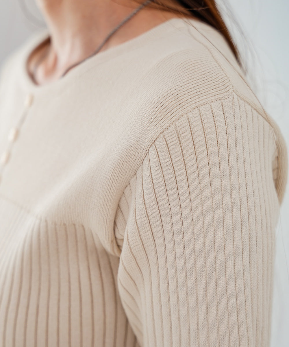 前後２ＷＡＹホールデザインニットトップス