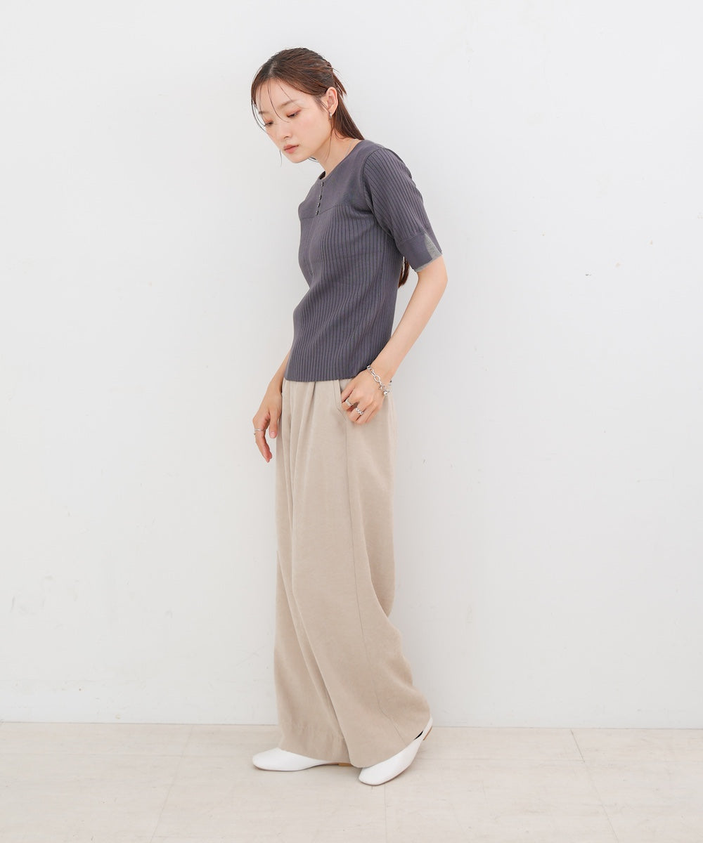 前後２ＷＡＹホールデザインニットトップス