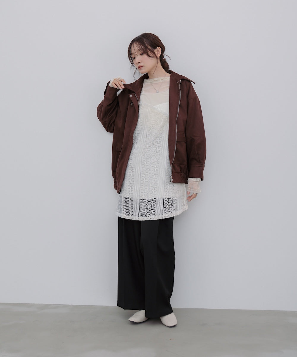 ブルーレーベル ブルゾン ジャンパー チェック ベージュ　アウター　2way ブルーレーベル ブルゾン ジャンパー チェック ベージュ