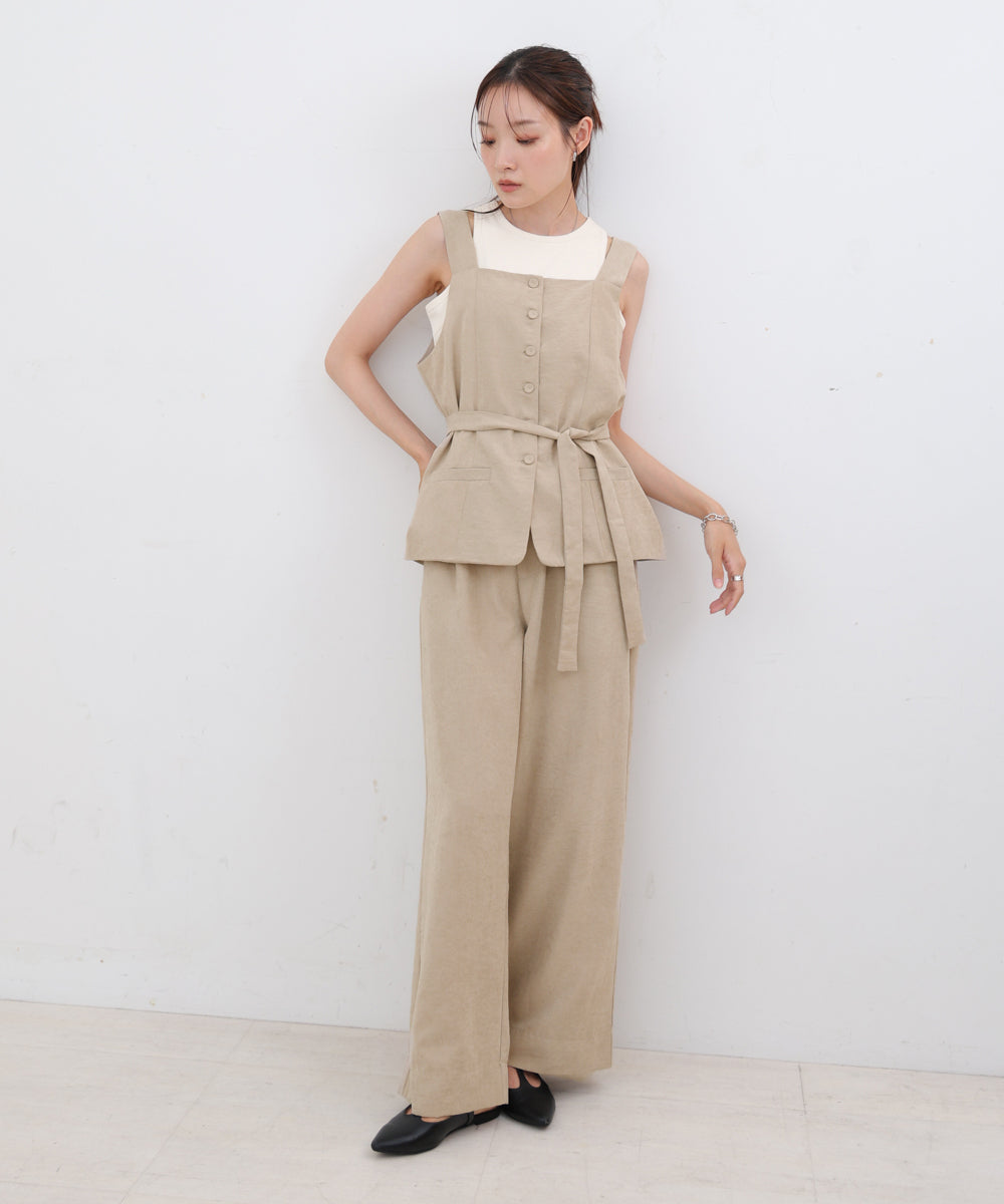 ピーチ起毛ベスト