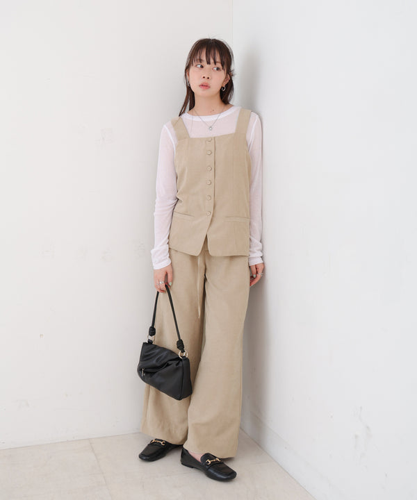 ピーチ起毛ベスト