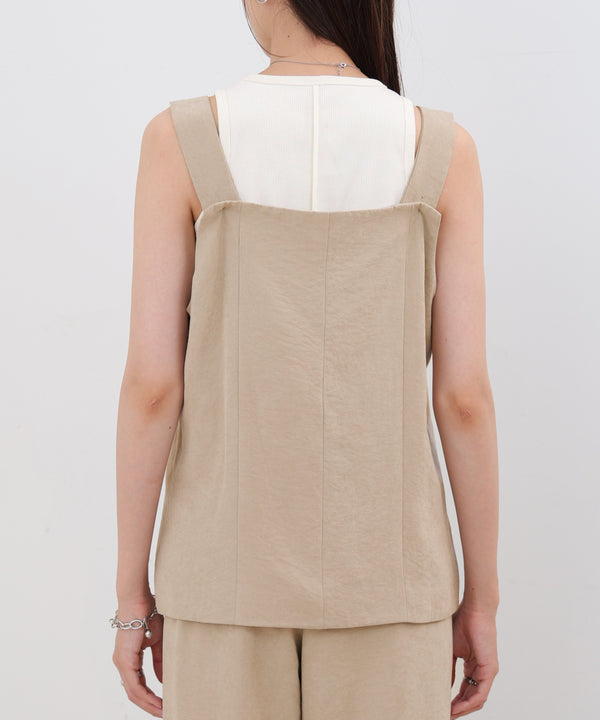 ピーチ起毛ベスト