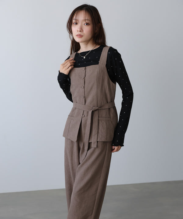 ピーチ起毛ベスト