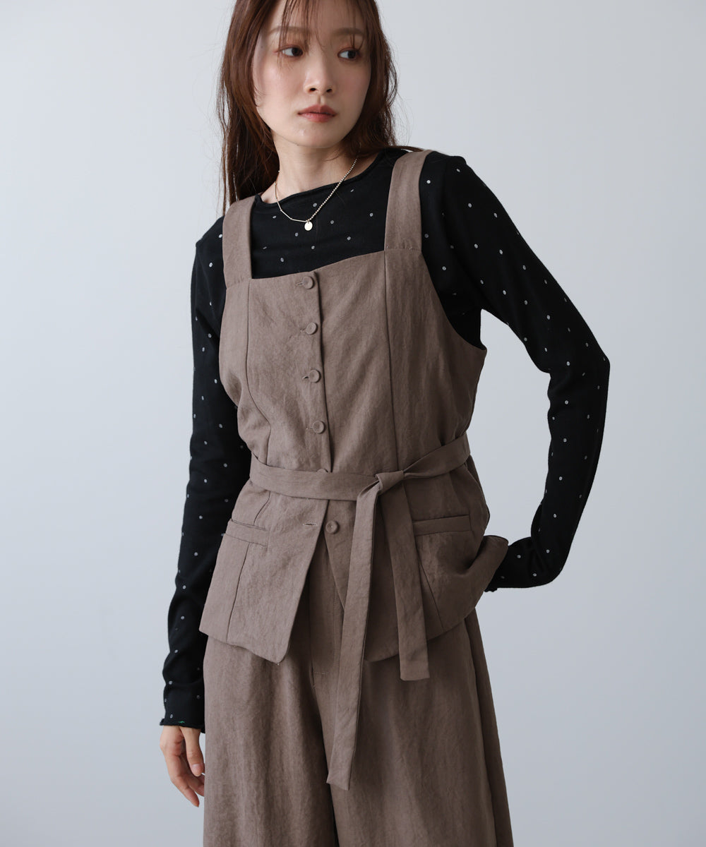 ピーチ起毛ベスト