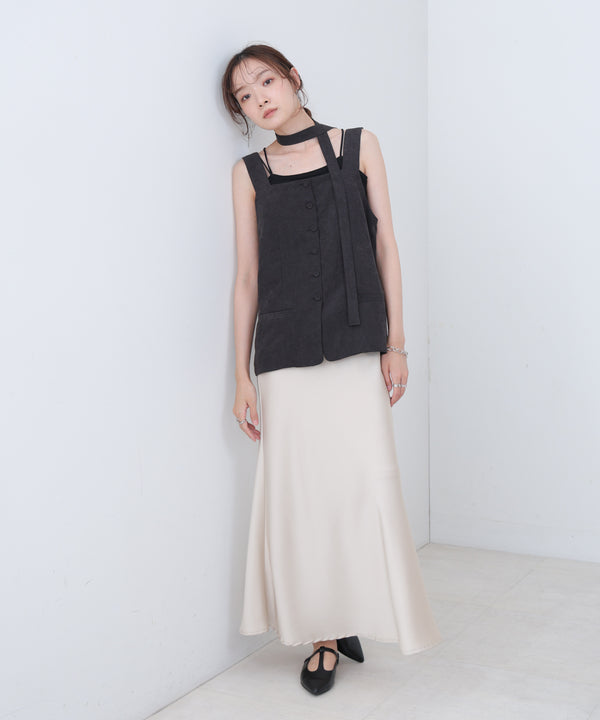 ピーチ起毛ベスト