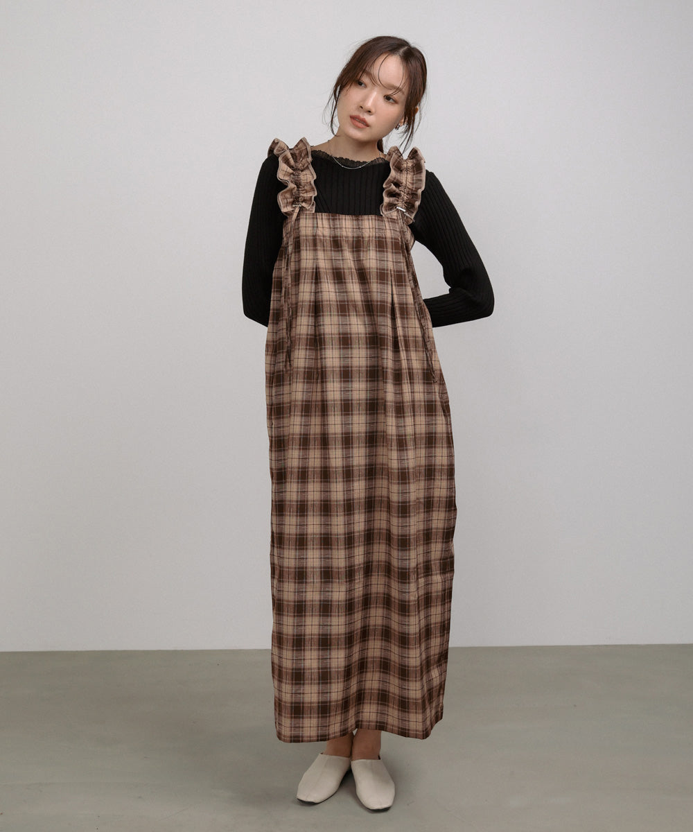 saa98様 ワンピース 1チェック 楽天市場】チェックワンピース / 公式 CUBE SUGAR 空紡糸 先染め