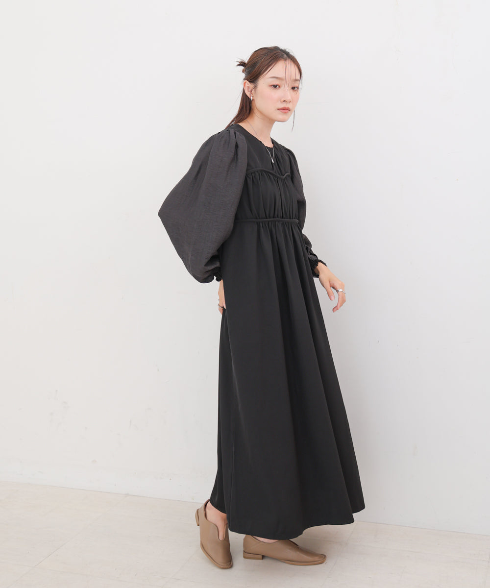 【S・Mサイズ展開】ビスチェライクフレアワンピース