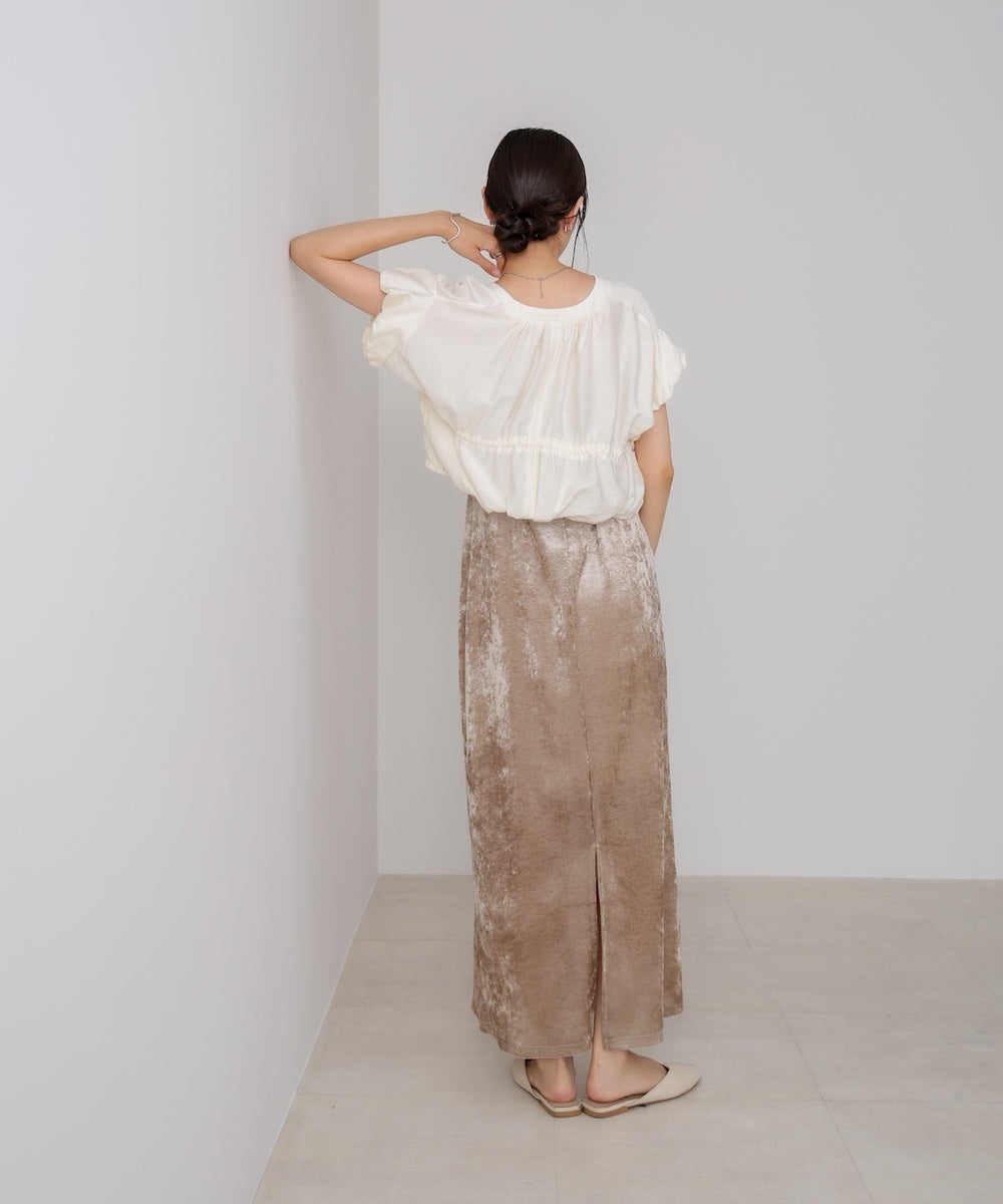 ギャザードロストシャツベスト